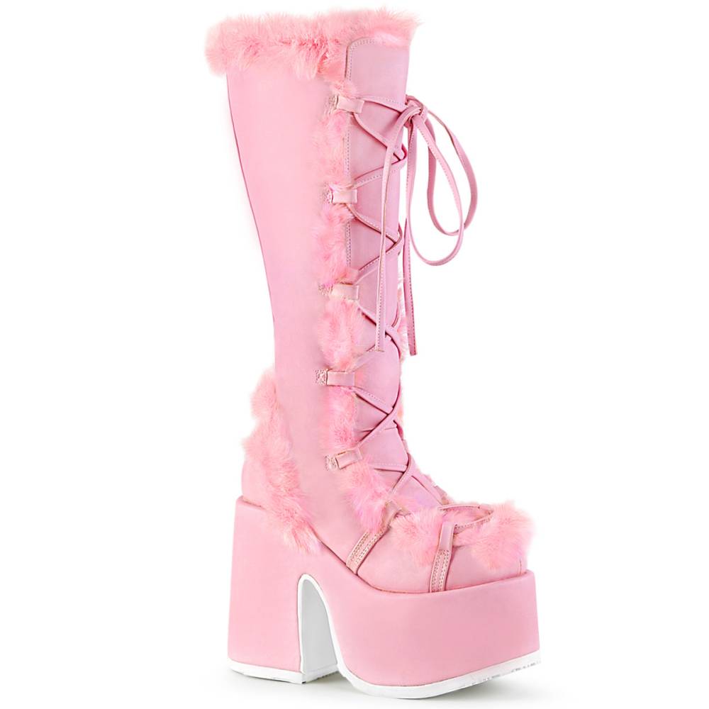 DemoniaCult - CAMEL311 Platform Boots - Pink Product image